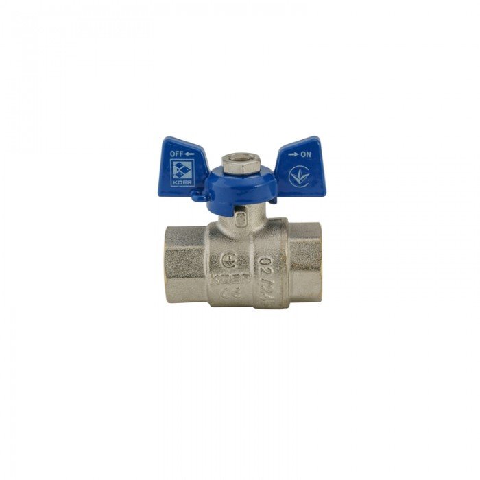 Кран шаровый Koer 1/2" ГГБ (KR.217.B) синий (KR2719)