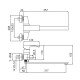 Смеситель для ванны с длинным изливом Koer KB-42007-05 (Цвет черный) (KR3457) Смеситель для ванны с длинным изливом Koer KB-42007-05 (Цвет черный) (KR3457)