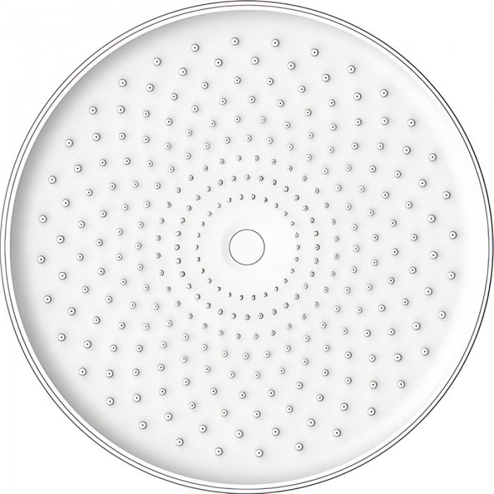 Лійка для душу стельова Koer KP-0413-01-OH 250мм (Колір хром) (KR5417)