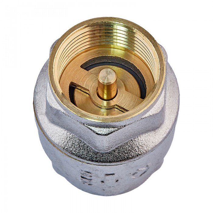 Клапан обратный (никелированный) Europroduct EP.0450 - 3/4" (EP6048) Клапан обратный (никелированный) Europroduct EP.0450 - 3/4" (EP6048)