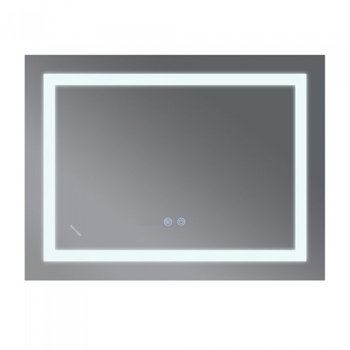 Зеркало Mixxus WARM MR12-80x70-Reverse с Led Touch, Anti-fog, димером, регулятором яркости (MI6936)