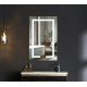 Зеркало Mixxus HARD MR06-60x80 с Led Touch, Anti-fog, димером, регулятором яркости, часами (MI6929)
