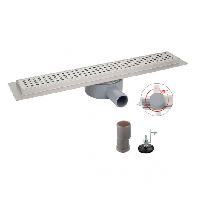 Душовий трап Koer FD02-70x700 з нержавіючої сталі SUS304 70x700мм (AC0687)