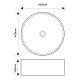 Раковина накладная MIXXUS PREMIUM TOPPER-0103 400х400х150mm (MP6529) Раковина накладная MIXXUS PREMIUM TOPPER-0103 400х400х150mm (MP6529)