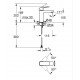 Однорычажный смеситель для раковины Grohe Cubeo M-размера (1017552430) Однорычажный смеситель для раковины Grohe Cubeo M-размера (1017552430)