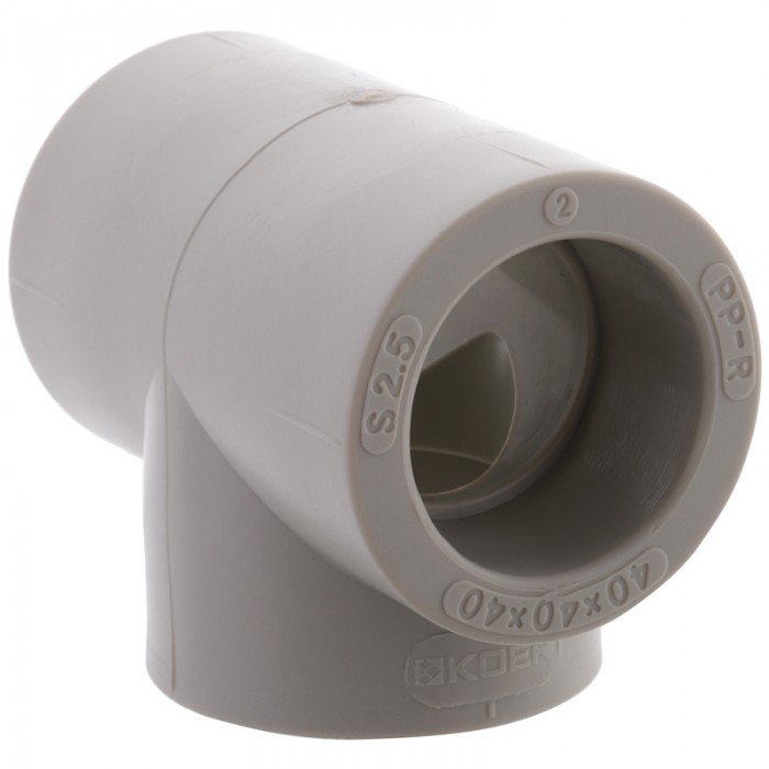 Тройник 40 PPR Koer K0010.PRO (KP0013) Тройник 40 PPR Koer K0010.PRO (KP0013)