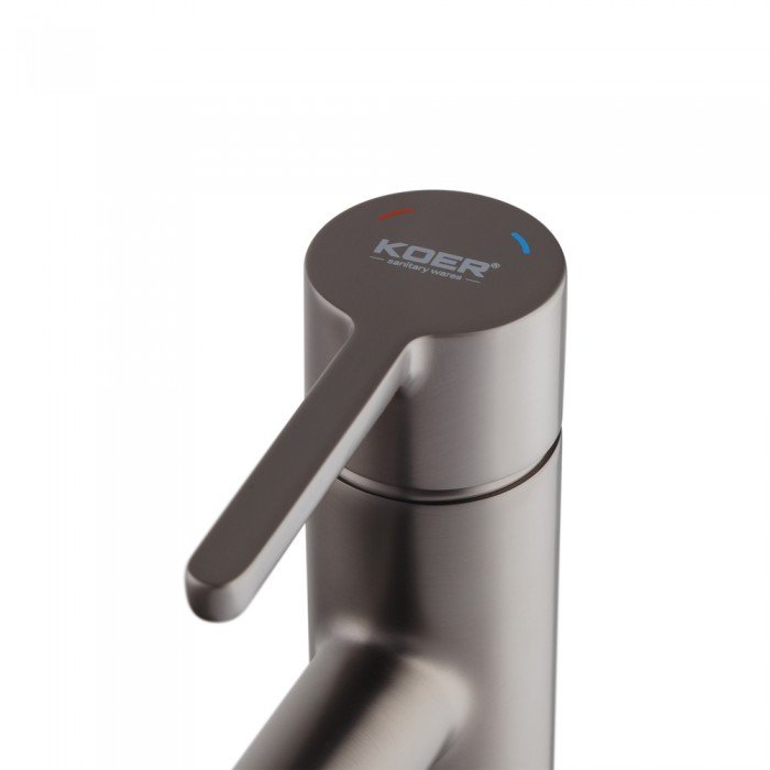 Змішувач для умивальника Koer KB-10029-07 Колір графіт (KR5495) Змішувач для умивальника Koer KB-10029-07 Колір графіт (KR5495)