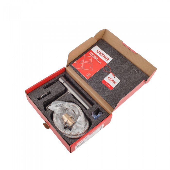 Змішувач для умивальника Koer KB-10029-07 Колір графіт (KR5495) Змішувач для умивальника Koer KB-10029-07 Колір графіт (KR5495)