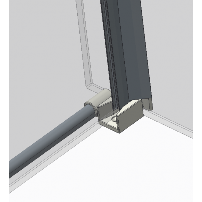 Боковая стенка для кабины Koer SR SW01-90x200-TR-07 прозрачное стекло Easy Clean 8мм, графит (KR538 Боковая стенка для кабины Koer SR SW01-90x200-TR-07 прозрачное стекло Easy Clean 8мм, графит (KR538