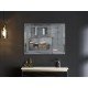Зеркало Mixxus STYLE MR13-80x60-Reverse с Led Touch, Anti-fog, димером, регулятором яркости (MI6666