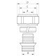 Евроконус 3/4”x16 Koer KR.1151 (KR2688)