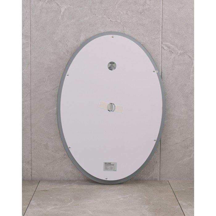 Зеркало Mixxus PLAIN MV02-60x80 с Led Touch, Anti-fog, димером, регулятором яркости, часами (MI6933