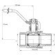 Кран шаровый Koer 1" ГШР (KR.215) (KR0029) Кран шаровый Koer 1" ГШР (KR.215) (KR0029)