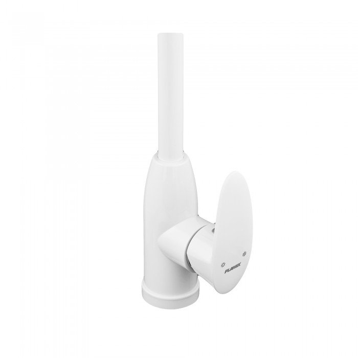 Смеситель для кухни Plamix Cezar-011-B SET White (с подводкой) (PM0667) Смеситель для кухни Plamix Cezar-011-B SET White (с подводкой) (PM0667)