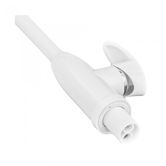 Смеситель для кухни Plamix Cezar-011-B SET White (с подводкой) (PM0667) Смеситель для кухни Plamix Cezar-011-B SET White (с подводкой) (PM0667)