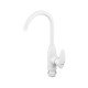 Смеситель для кухни Plamix Cezar-011-B SET White (с подводкой) (PM0667) Смеситель для кухни Plamix Cezar-011-B SET White (с подводкой) (PM0667)