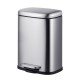 Мусорное ведро с плавным закрытием прямоугольное Mixxus Premium Style-TC0305 SS Color 5л цвет нержа Мусорное ведро с плавным закрытием прямоугольное Mixxus Premium Style-TC0305 SS Color 5л цвет нержа