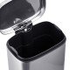 Мусорное ведро с плавным закрытием прямоугольное Mixxus Premium Style-TC0305 SS Color 5л цвет нержа Мусорное ведро с плавным закрытием прямоугольное Mixxus Premium Style-TC0305 SS Color 5л цвет нержа