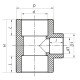 Тройник редукционный 110x75x110 PPR Koer K0229.PRO (KP2594)