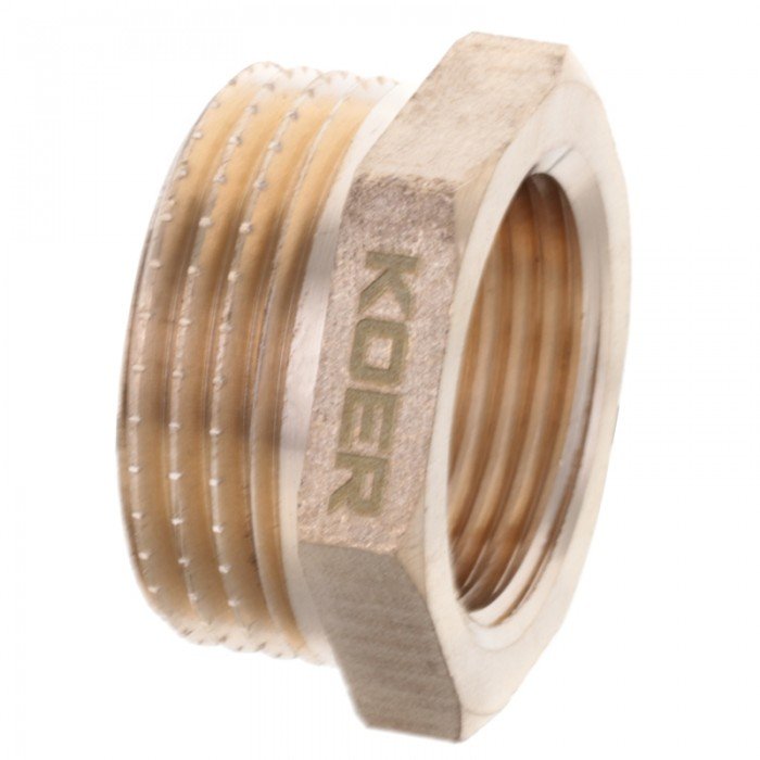 Футорка 3/4''х1 '' Koer KF.F0810.WN (без нікелю) (KR3036) Футорка 3/4''х1 '' Koer KF.F0810.WN (без нікелю) (KR3036)