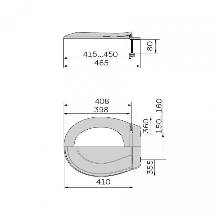 Сиденье унитаза с крышкой ZERIX TS-01 (ZX5586)