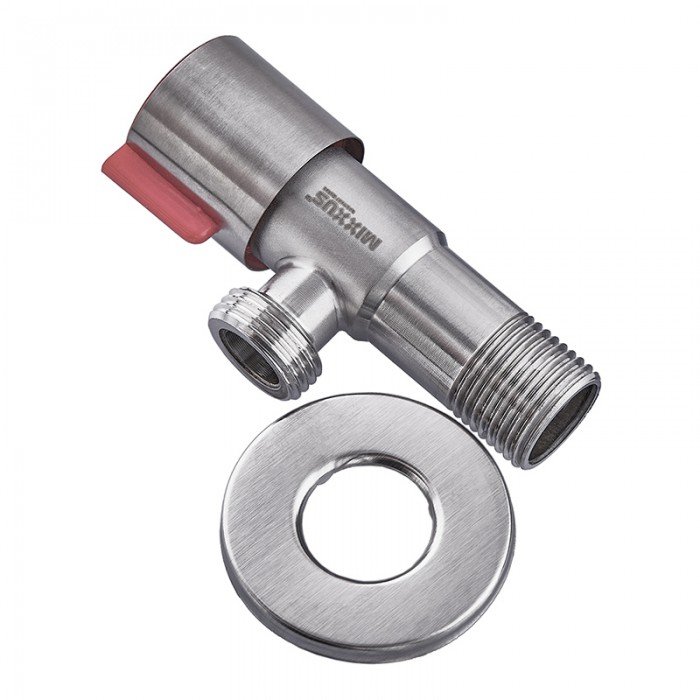 Кран для підключення сантехприладів Mixxus VAL-02-1/2x1/2 з нерж.ст. SUS304 (крас.)(УП.БЛІСТЕР) (MI6118) Кран для підключення сантехприладів Mixxus VAL-02-1/2x1/2 з нерж.ст. SUS304 (крас.)(УП.БЛІСТЕР) (MI6118)