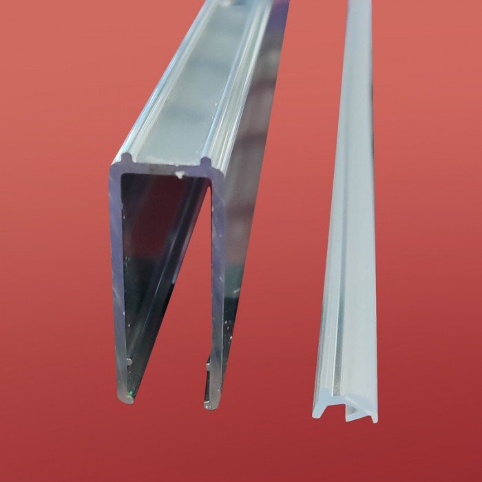 Душова перегородка Koer SR SP02-100x200-TR-01 Walk-In прозоре скло Easy Clean 8мм, хром (KR53