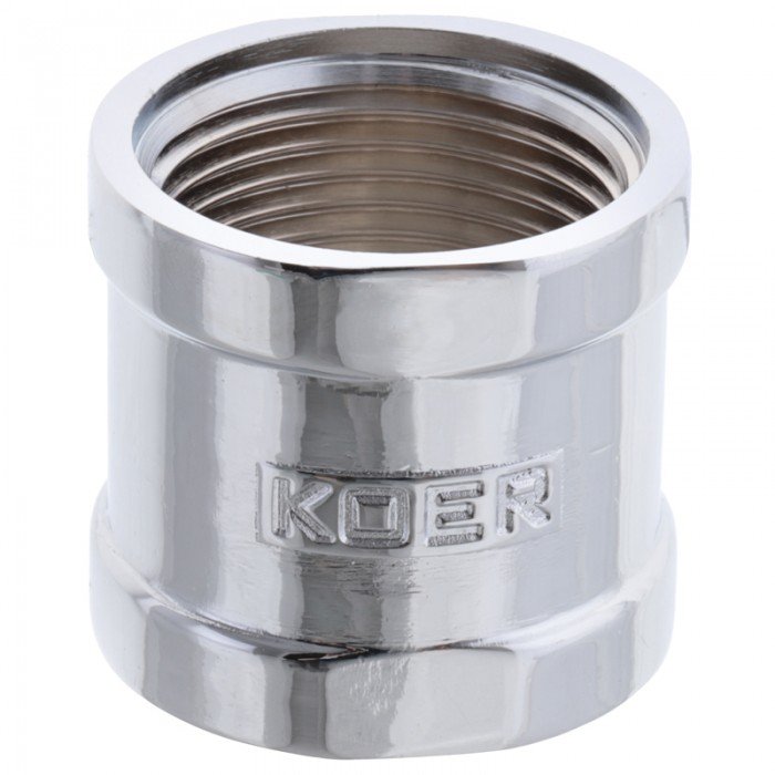 Муфта 1" (хром) Koer KF.C10.chr (KF0118) Муфта 1" (хром) Koer KF.C10.chr (KF0118)