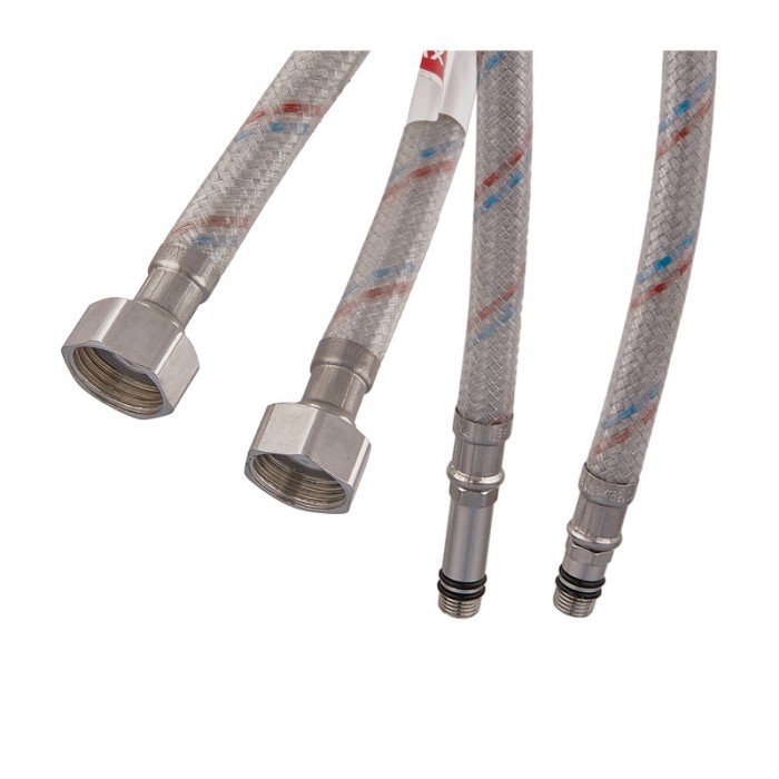 Гибкий шланг для подключения воды Zerix M10-030 см (ZX3027)