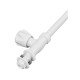 Кран для холодної води Plamix Mono-005 White (PM0675)