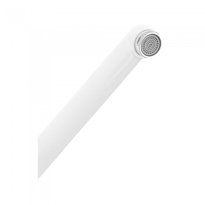 Смеситель для ванны Plamix Pablo -140 EURO SET White (со шлангом и лейкой) (PM0670) Смеситель для ванны Plamix Pablo -140 EURO SET White (со шлангом и лейкой) (PM0670)