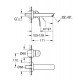 Змішувач для раковини прихованого монтажу Grohe Eurosmart New (29337003) Змішувач для раковини прихованого монтажу Grohe Eurosmart New (29337003)