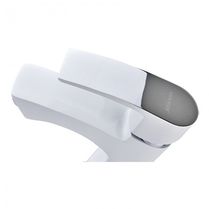 Змішувач для умивальника Mixxus Magnum 001 (Nut) White-Chrome (MI6201) Змішувач для умивальника Mixxus Magnum 001 (Nut) White-Chrome (MI6201)