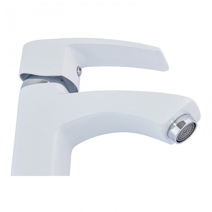Змішувач для умивальника Mixxus Magnum 001 (Nut) White-Chrome (MI6201) Змішувач для умивальника Mixxus Magnum 001 (Nut) White-Chrome (MI6201)