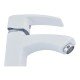 Змішувач для умивальника Mixxus Magnum 001 (Nut) White-Chrome (MI6201) Змішувач для умивальника Mixxus Magnum 001 (Nut) White-Chrome (MI6201)
