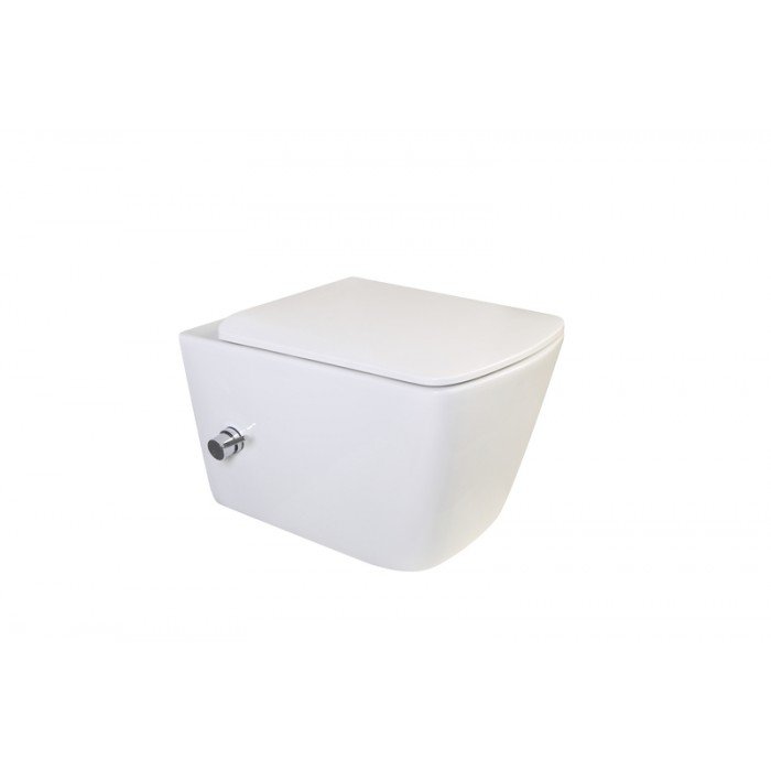 Унитаз-биде подвесной Mixxus Premium QUADRO-1301-R 510x350x345mm система смыва RIMLESS (MP6658) Унитаз-биде подвесной Mixxus Premium QUADRO-1301-R 510x350x345mm система смыва RIMLESS (MP6658)