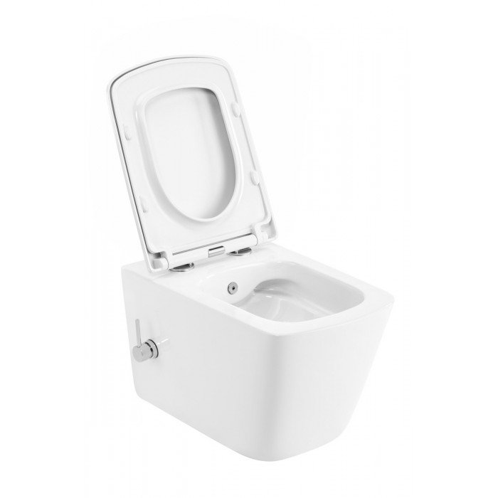 Унитаз-биде подвесной Mixxus Premium QUADRO-1301-R 510x350x345mm система смыва RIMLESS (MP6658) Унитаз-биде подвесной Mixxus Premium QUADRO-1301-R 510x350x345mm система смыва RIMLESS (MP6658)