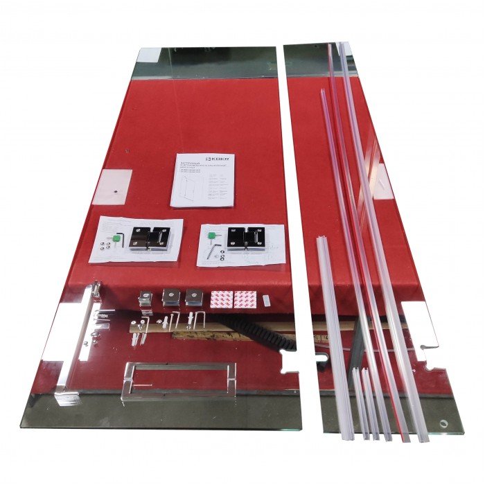 Двері в нішу Koer SR SD04-100x200-TR-01 прозоре скло Easy Clean 10мм, хром (KR5386) Двері в нішу Koer SR SD04-100x200-TR-01 прозоре скло Easy Clean 10мм, хром (KR5386)