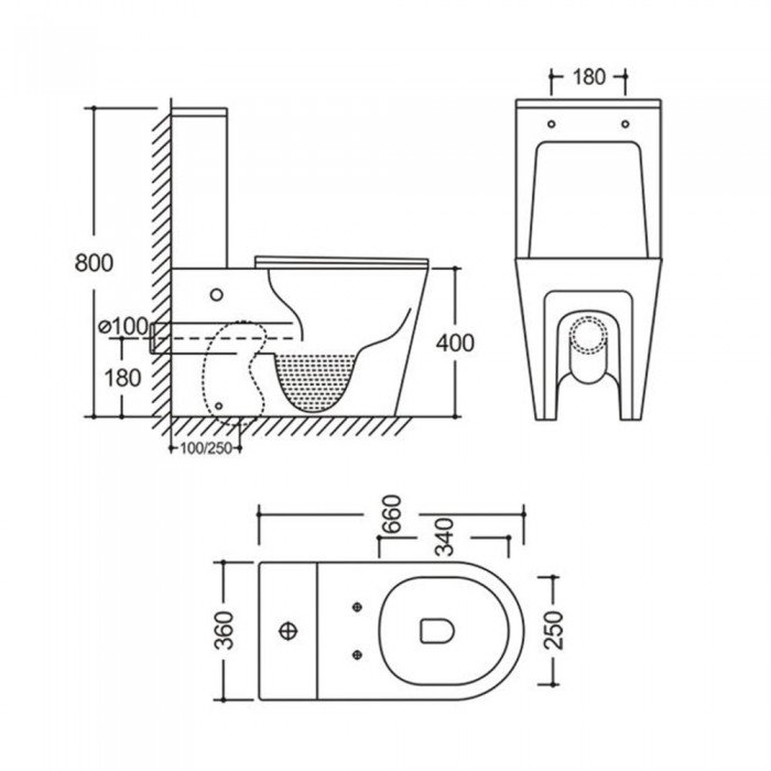 Унітаз-компакт Mixxus BEVEL-0404-T3 660х360х800mm, система змиву TORNADO 3.0 (MI6726) Унітаз-компакт Mixxus BEVEL-0404-T3 660х360х800mm, система змиву TORNADO 3.0 (MI6726)