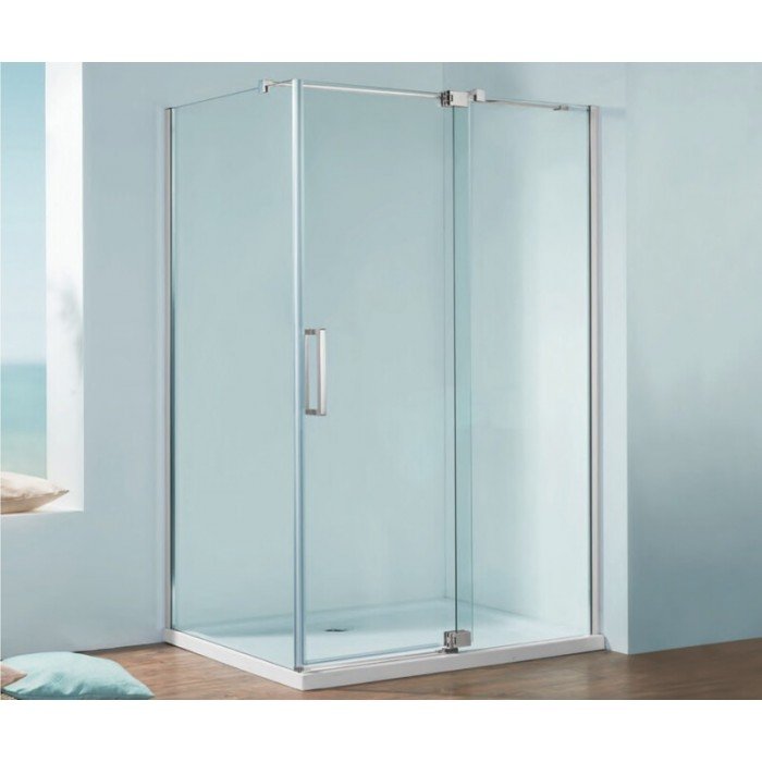 Душевая кабина без поддона Koer SR SC02-120x90x200-TR-01 прозрачное стекло Easy Clean 8мм, хром (KR