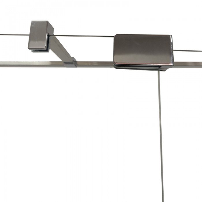 Душевая кабина без поддона Koer SR SC02-120x90x200-TR-01 прозрачное стекло Easy Clean 8мм, хром (KR