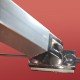 Боковая стенка для кабины Koer SR SW04-80x200-TR-01 прозрачное стекло Easy Clean 10мм, хром (KR5389