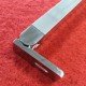 Боковая стенка для кабины Koer SR SW04-80x200-TR-01 прозрачное стекло Easy Clean 10мм, хром (KR5389