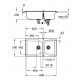 Композитна мийка для кухні Grohe K700 (31658AT0) Композитна мийка для кухні Grohe K700 (31658AT0)