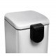 Відро для сміття з плавним закриттям квадратне Mixxus Style-TC0106 SS Color 6л колір нержавіюча сталь (MI70 Відро для сміття з плавним закриттям квадратне Mixxus Style-TC0106 SS Color 6л колір нержавіюча сталь (MI70