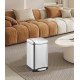 Відро для сміття з плавним закриттям квадратне Mixxus Style-TC0106 SS Color 6л колір нержавіюча сталь (MI70 Відро для сміття з плавним закриттям квадратне Mixxus Style-TC0106 SS Color 6л колір нержавіюча сталь (MI70