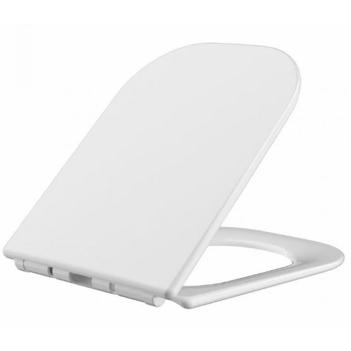 Сидение-крышка для унитаза Mixxus SEAT COVER QUADRO-2003 с микролифтом 430х338х35mm (MI6689)