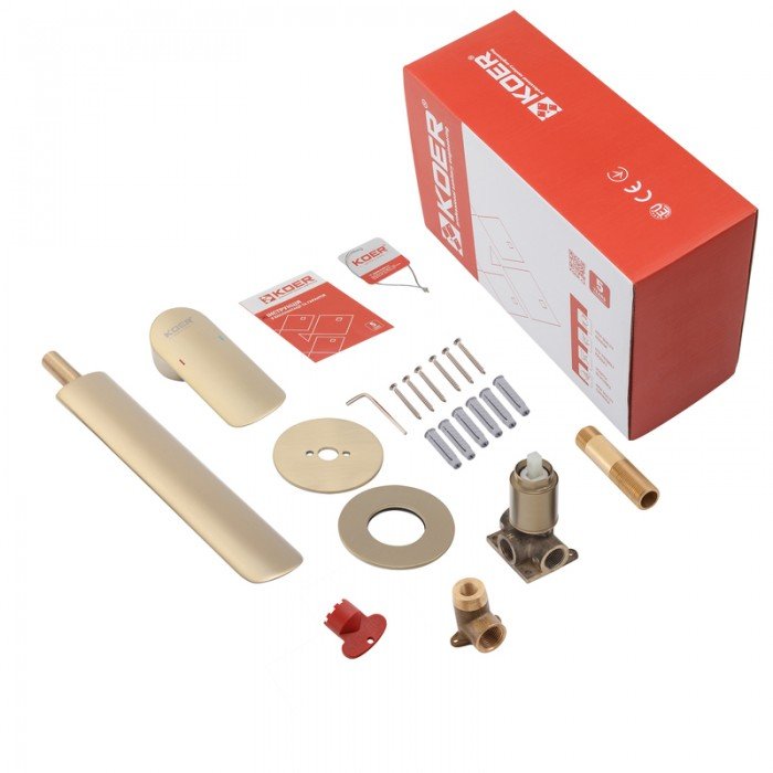 Змішувач для умивальника Koer KB-16028-12 вбудований (KR5299)