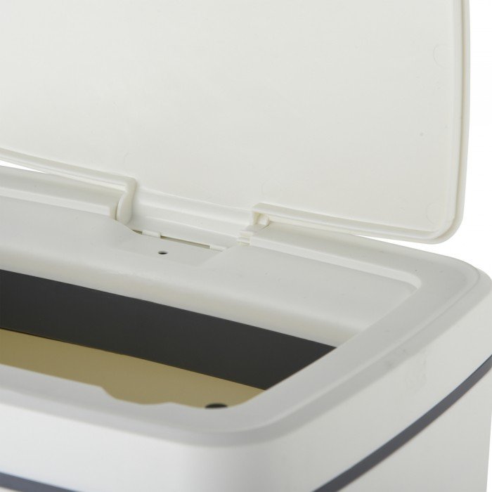 Відро для сміття сенсорне прямокутне Mixxus WAVE-TC0110 White 10 л колір білий (MI7073) Відро для сміття сенсорне прямокутне Mixxus WAVE-TC0110 White 10 л колір білий (MI7073)