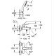 Смеситель однорычажный для ванны Grohe Eurosmart (25276003) Смеситель однорычажный для ванны Grohe Eurosmart (25276003)